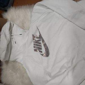White Nike Hoodie